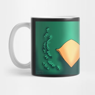 Emerald Bird Mask Mug